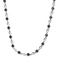 Brazilian Smoky Quartz Necklace 18 Inches in Stainless Steel 4.50 ctw - Sticky add to cart bar