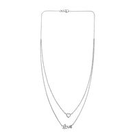 Diamond Necklace (20 Inches) in Rhodium Over Sterling Silver 0.25 ctw