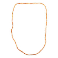 Dark Color Freshwater Pearl 6mm Beaded Necklace (38 Inches)