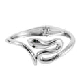 Doorbuster Green Austrian Crystal Snake Bangle Bracelet in Silvertone (7.0 in) - Sticky add to cart bar