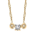 Luxoro 10K Yellow Gold Diamond (G-H, I2) Accent Necklace (18 Inches) 0.05 ctw - Sticky add to cart bar