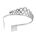 Doorbuster Austrian Crystal Tiara in Silvertone - Sticky add to cart bar