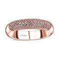 Luxoro 10K Rose Gold Natural Pink Diamond (I3) Band Ring (Size 7.0) 0.50 ctw - Sticky add to cart bar