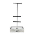 Tower Jewelry Holder -White (10"x4"x20.5") - Sticky add to cart bar