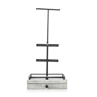 Tower Jewelry Holder -White (10"x4"x20.5")