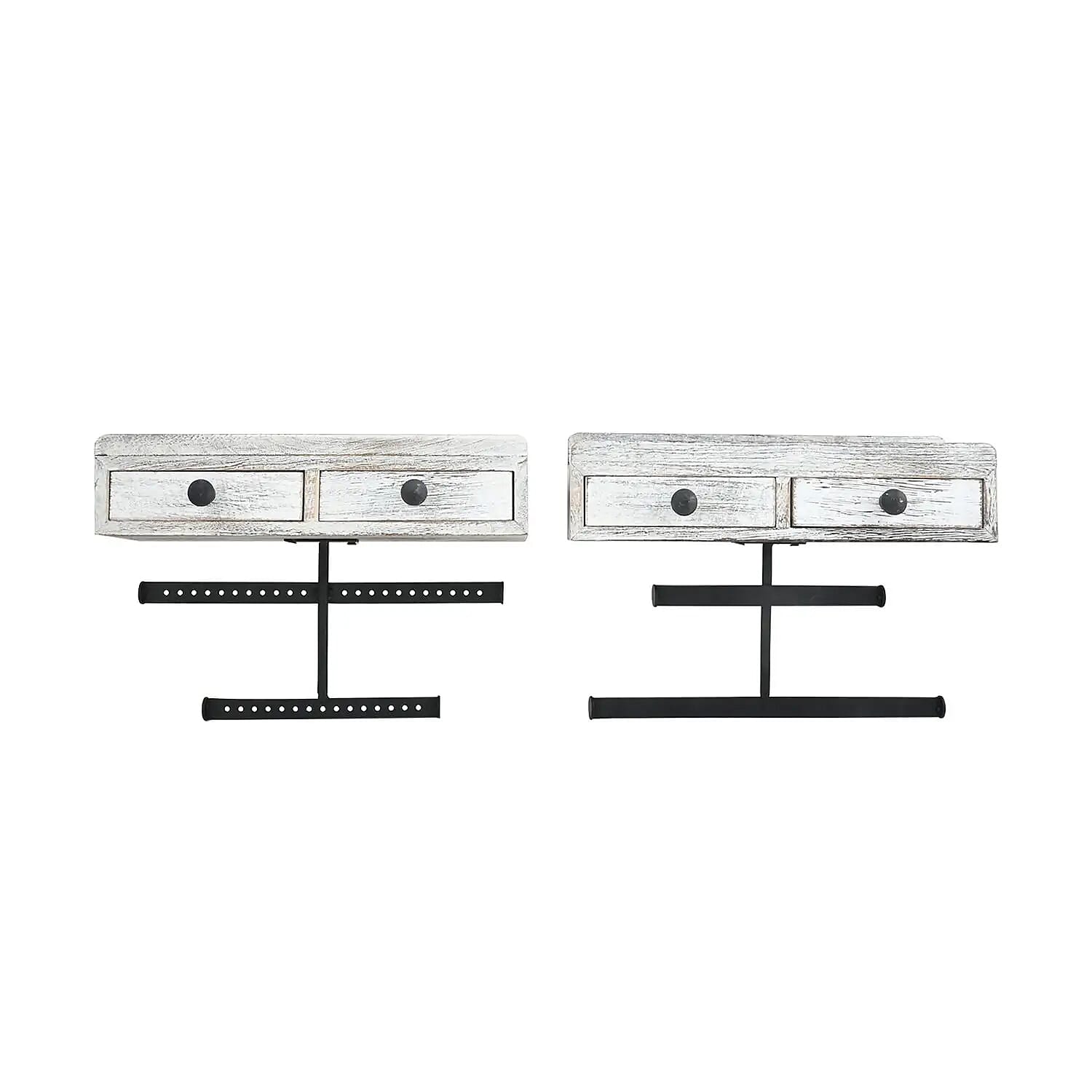 Jewelry Drawers -White (11.75"x8.7"x4.25")