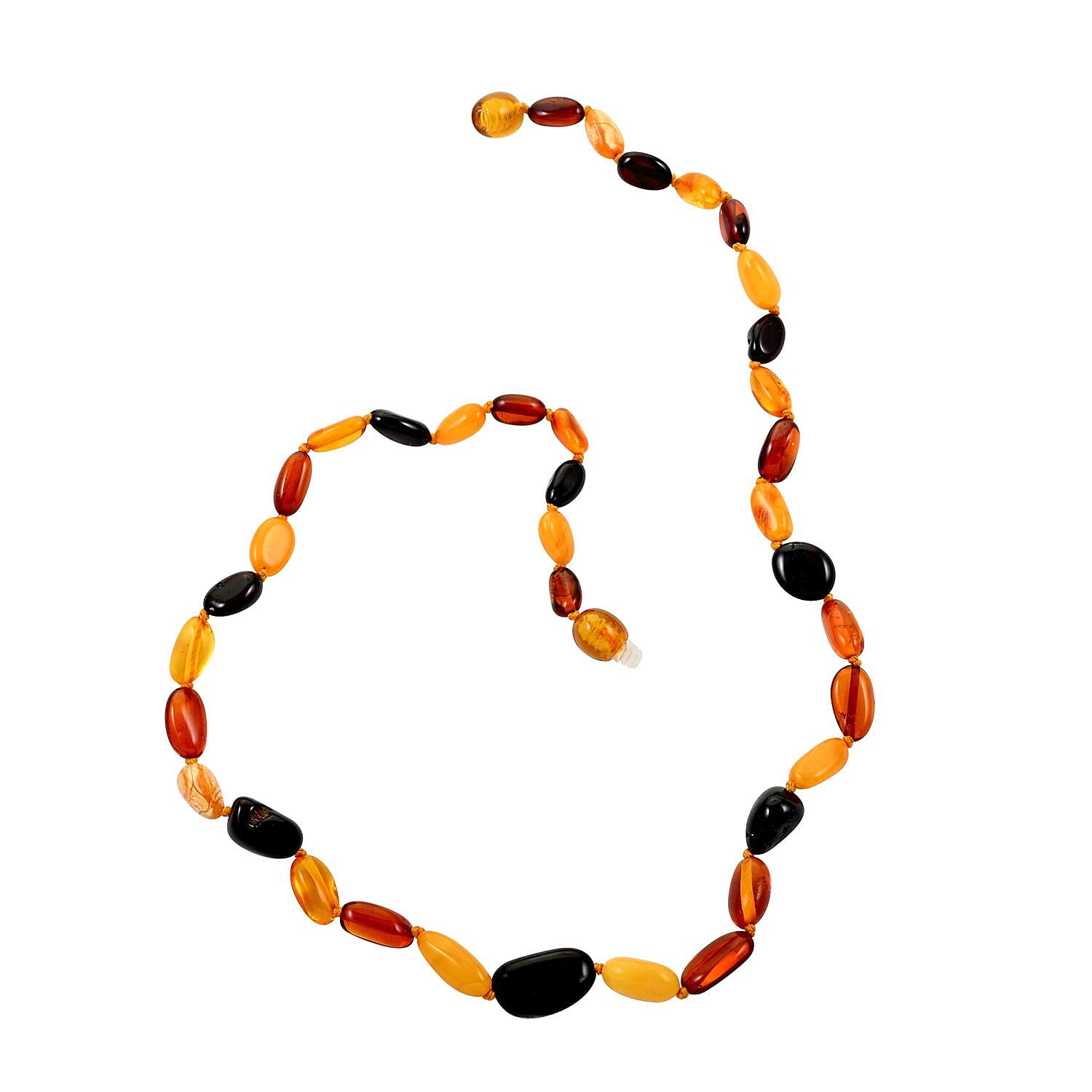 Baltic Amber Beaded Necklace 16 Inches