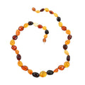 Baltic Amber Beaded Necklace, 18 Inch Necklace, Baltic Amber Jewelry, Birthday Gift - Sticky add to cart bar