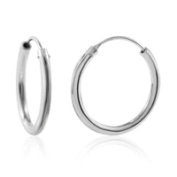 Sterling Silver Hoop Earrings 1.80 Grams