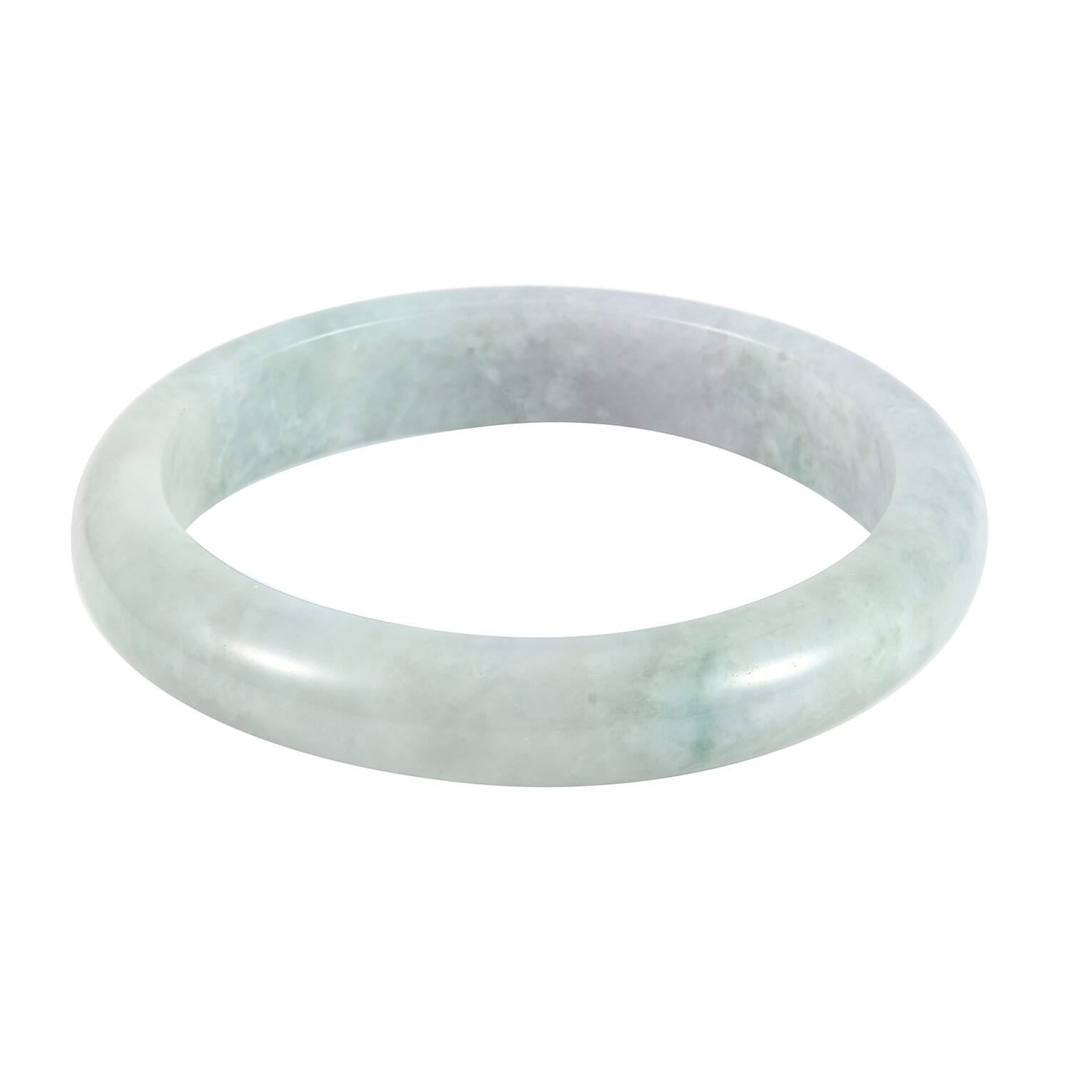 Natural Jade Bangle Bracelet (6.75 in) 270.00 ctw