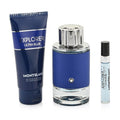 CLOSEOUT Mont Blanc Explorer Ultra Blue EAU De Parfum Set (Parfum 3.3oz, Travel 0.25oz, & Shower Gel 3.3oz) - Sticky add to cart bar