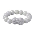 Natural Jade Beaded Stretch Pixiu Charm Bracelet 355.00 ctw - Sticky add to cart bar