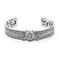 Bali Legacy Sterling Silver Lion Cuff Bracelet (7.25 In) 38.75 Grams - Sticky add to cart bar