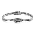 Bali Legacy Sterling Silver Tulang Naga Buckle Bracelet (6.50 In) 24.20 Grams - Sticky add to cart bar