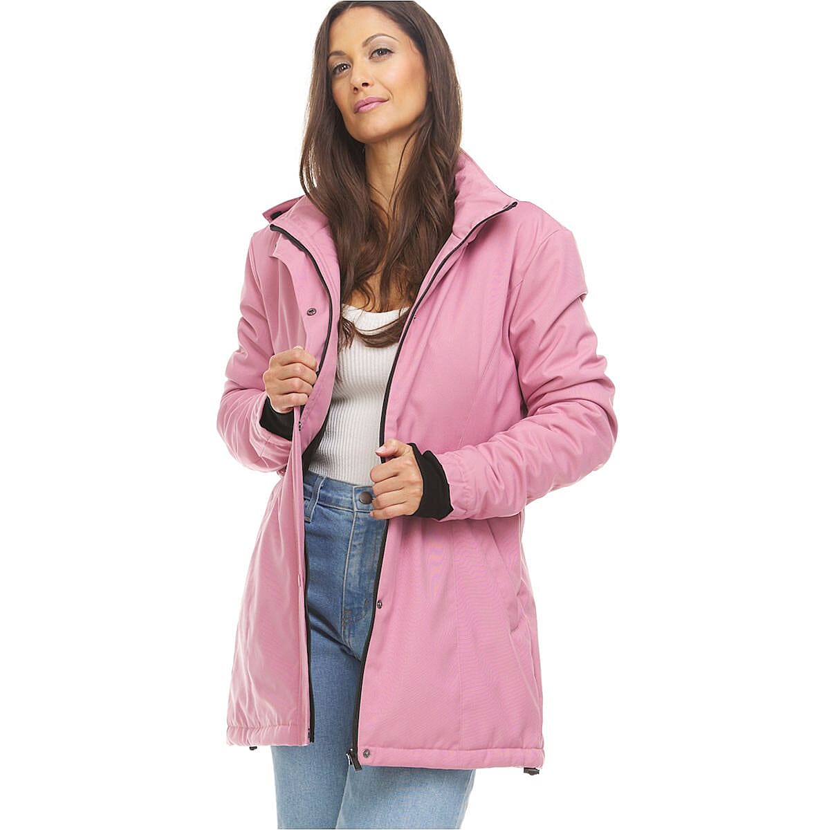 Helios Heated Coat -Rose (Medium)