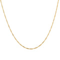 14K Yellow Gold 1.20mm Singapore Twist Chain Necklace 20 Inches 1.6 Grams - Sticky add to cart bar