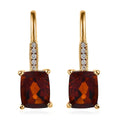 TLV AAA Santa Ana Madeira Citrine, Moissanite Lever Back Earrings in Vermeil YG Over Sterling Silver 5.65 ctw - Sticky add to cart bar