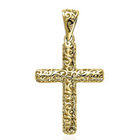 Cross Pendant in 10K Yellow Gold