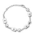 Karis White Zircon Bracelet in Platinum Bond (6.50-8.0In) 0.08 ctw - Sticky add to cart bar