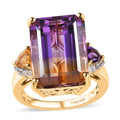 AAA Anahi Ametrine and Multi Gemstone Ring in Vermeil Yellow Gold Over Sterling Silver 13.75 ctw - Sticky add to cart bar