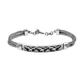 TLV Bali Legacy Sterling Silver Engraved Eagle Tulang Naga Bracelet (6.50 In) (12.25 g) - Sticky add to cart bar