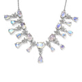 GP Celestial Dreams Collection Premium Rainbow Moonstone and White Zircon Necklace 18-20 Inches in Platinum Over Sterling Silver 20.00 ctw - Sticky add to cart bar