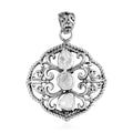 Artisan Crafted Polki Diamond Pendant in Sterling Silver 0.33 ctw - Sticky add to cart bar