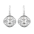 Artisan Crafted Polki Diamond Earrings in Sterling Silver 0.50 ctw - Sticky add to cart bar