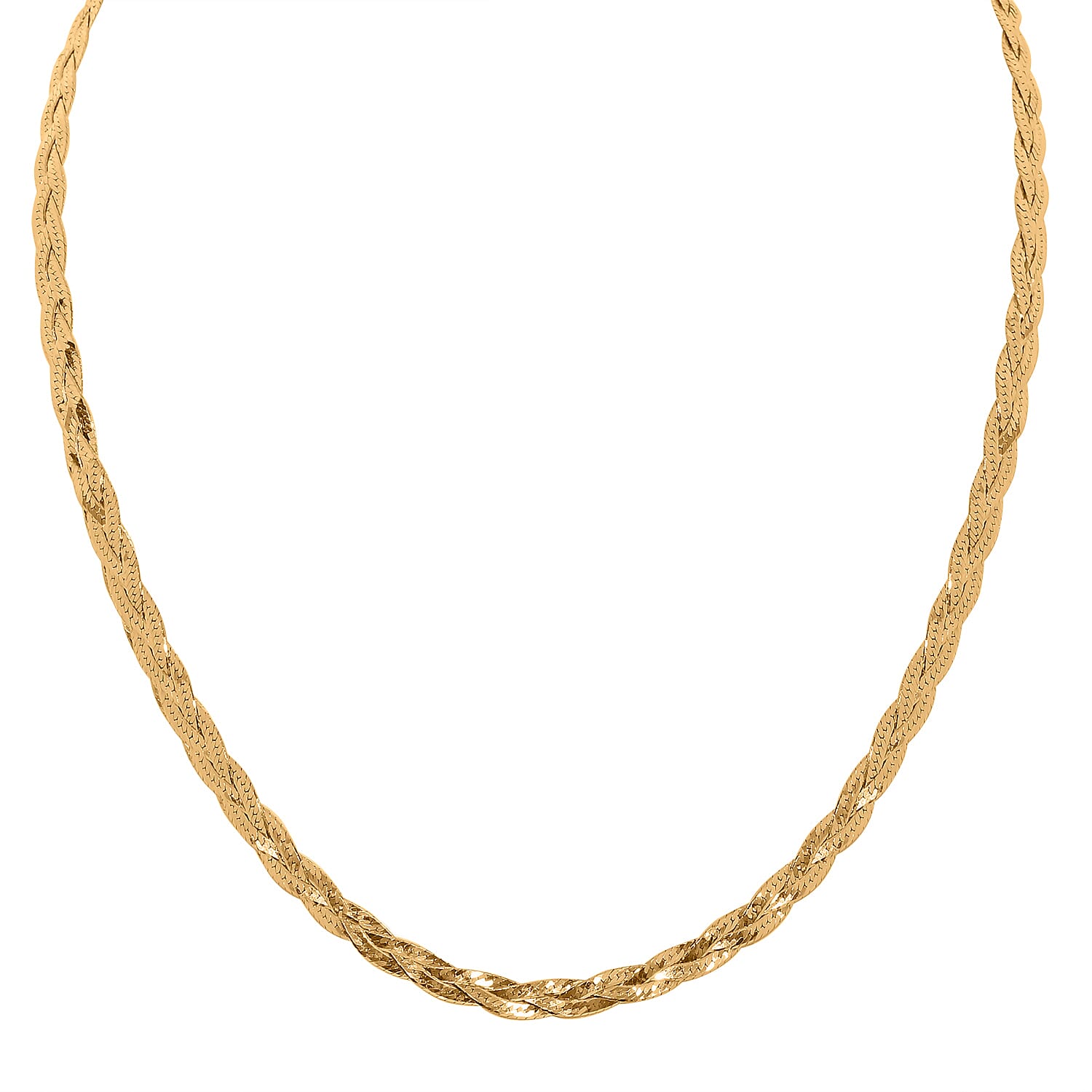 Chain Necklace in 14K YG Over Sterling Silver 7.40 Grams 18 Inches
