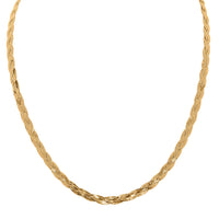 Chain Necklace in 14K YG Over Sterling Silver 7.40 Grams 18 Inches