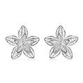 Flower Stud Earrings in Sterling Silver 3.35 Grams - Sticky add to cart bar