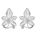Artistry Tarakashi Collection Sterling Silver Floral Earrings 2.52 Grams - Sticky add to cart bar