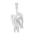 Artistry Tarakashi Collection Cat Pendant without Chain in Sterling Silver 1.75 Grams - Sticky add to cart bar