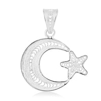 Artistry Tarakashi Collection Sterling Silver Celestial Moon Pendant 1.50 Grams