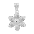 Artistry Tarakashi Collection Sterling Silver Floral Pendant 1.85 Grams - Sticky add to cart bar