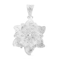 Artistry Tarakashi Collection Sterling Silver Peony Floral Pendant without Chain 3.25 Grams - Sticky add to cart bar