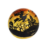 Halloween-Battery Operated Halloween Glass Globe