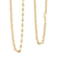 14K Yellow Gold 4.15mm Filk Chain Necklace 22 Inches 8.25 Grams - Sticky add to cart bar