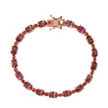 Premium Blush Apatite and Blue Apatite Bracelet in Vermeil Rose Gold Over Sterling Silver (7.25 In) 15.65 ctw - Sticky add to cart bar