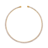 Austrian Crystal Necklace in Platinum Bond 15 Inches
