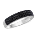 Premium Thai Black Spinel Ring in Rhodium Over Sterling Silver 1.50 ctw - Sticky add to cart bar