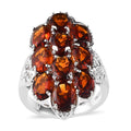 Premium Santa Ana Madeira Citrine Cluster Ring in Platinum Over Sterling Silver (Size 10.0) 6.90 ctw - Sticky add to cart bar