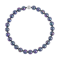 Doorbuster Golden Color Shell Pearl Beaded Necklace 20 Inches in Stainless Steel