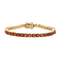Premium Santa Ana Madeira Citrine Tennis Bracelet in Vermeil Yellow Gold Over Sterling Silver (6.50 In) 11.00 ctw