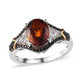 AAA Santa Ana Madeira Citrine and Multi Gemstone Ring in Vermeil YG and Platinum Over Sterling Silver (Size 10.0) 3.00 ctw - Sticky add to cart bar