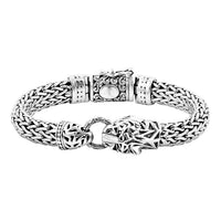 Bali Legacy Sterling Silver Jaguar Bracelet (6.50 In) 63.80 Grams