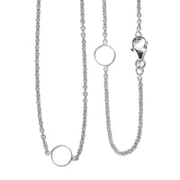 Doorbuster Platinum Over Sterling Silver Cable Link Chain Necklace 20 Inches 5.10 Grams