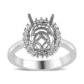 Rhapsody 950 Platinum E-F VS Diamond Mounting Ring (Size 7.0) 7.50 Grams 0.20 ctw - Sticky add to cart bar