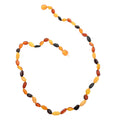 Multi Color Amber Beaded Necklace 16 Inches - Sticky add to cart bar