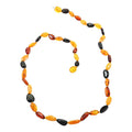 Multi Color Amber Beaded Necklace 18 Inches - Sticky add to cart bar